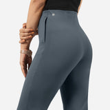 Women's Gray Casual Solid Pant