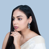 Women's Mayoor Pearl Jhumki