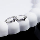 Men's Silver Minimalist Kpop Silver Earring