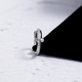 Men's Silver Minimalist Kpop Silver Earring