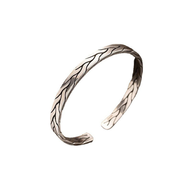Men's Mohawk Silver Cuff
