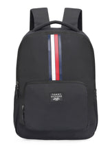 Unisex Black Casual Solid Backpack