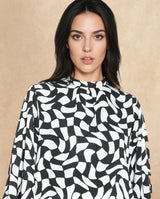 Women's Black Casual Full Sleeves Top