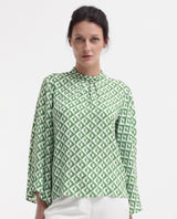 Women's Green Casual Full Sleeves Top