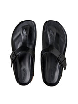 Men's Black Cork Thong Sandals