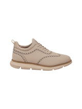 Men's Beige Crossover Brogues Casual Shoes
