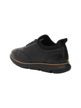 Men's Black Crossover Brogues Casual Shoes