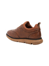 Men's Tan Crossover Brogues Casual Shoes