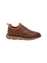 Men's Tan Crossover Brogues Casual Shoes