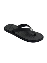 Men's Black Eco Fluffy Orthopedic Flip-Flops