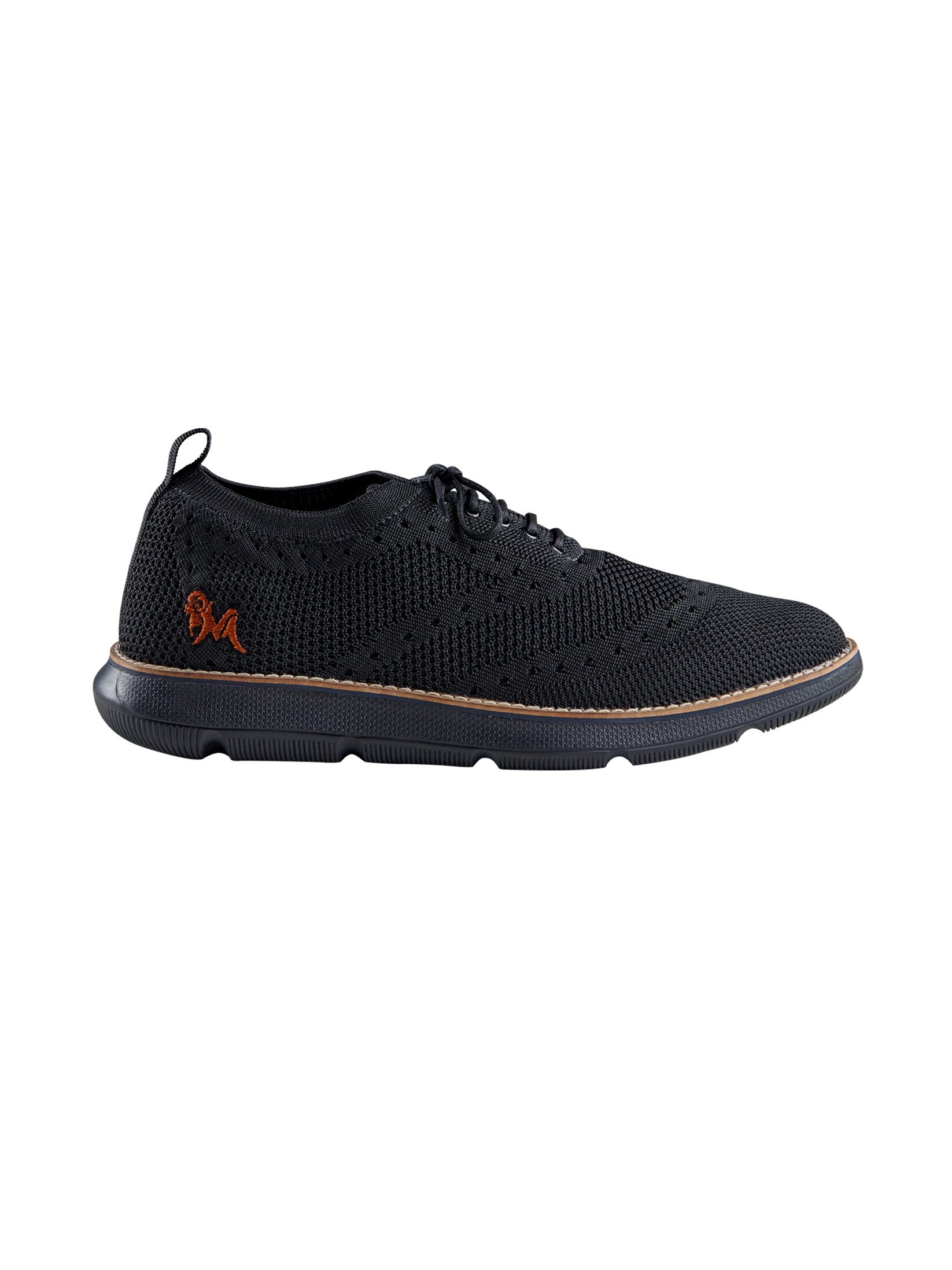 Men's Black Dress Walking Sneakers