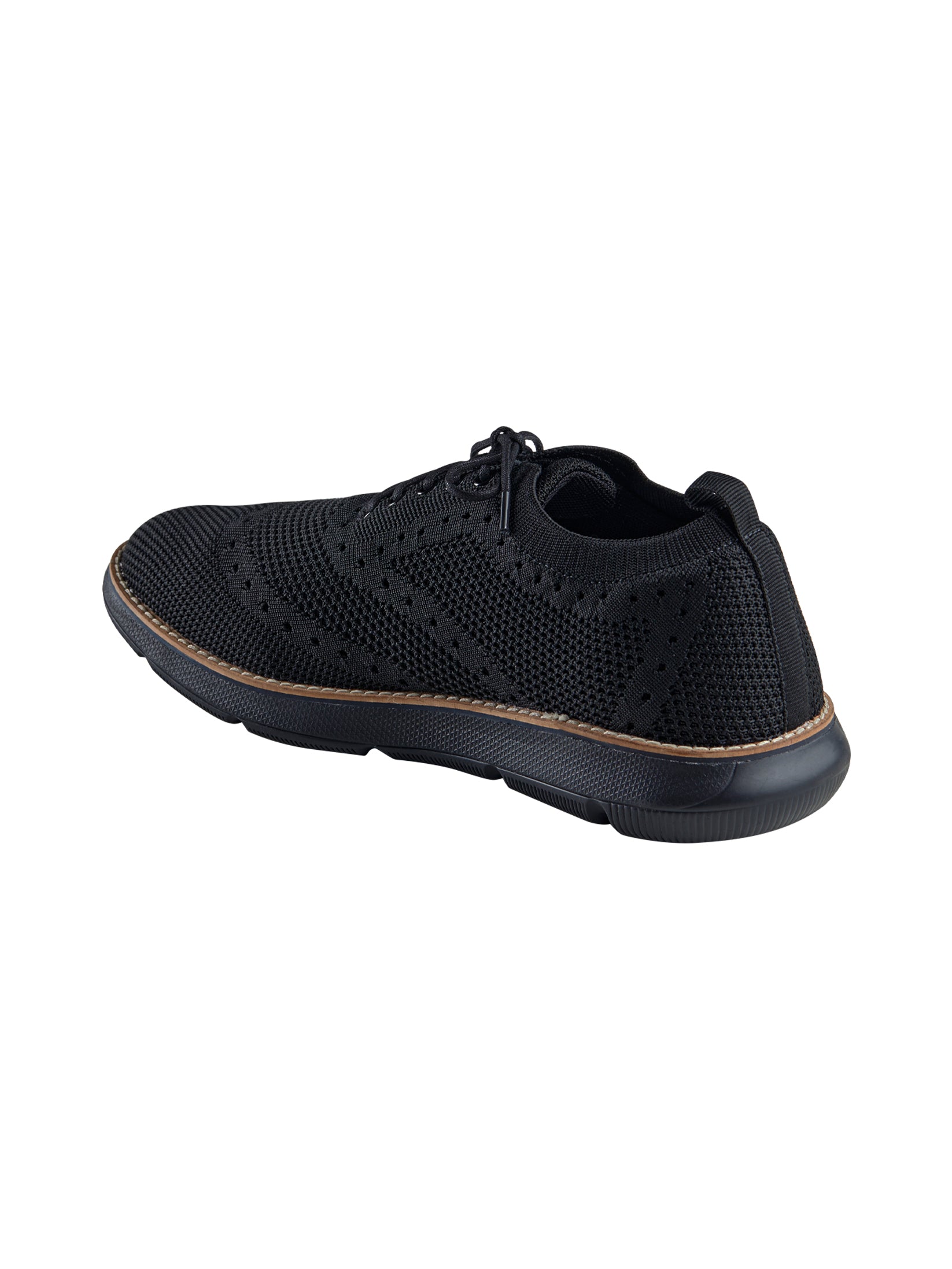 Men's Black Dress Walking Sneakers