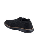 Men's Black Dress Walking Sneakers