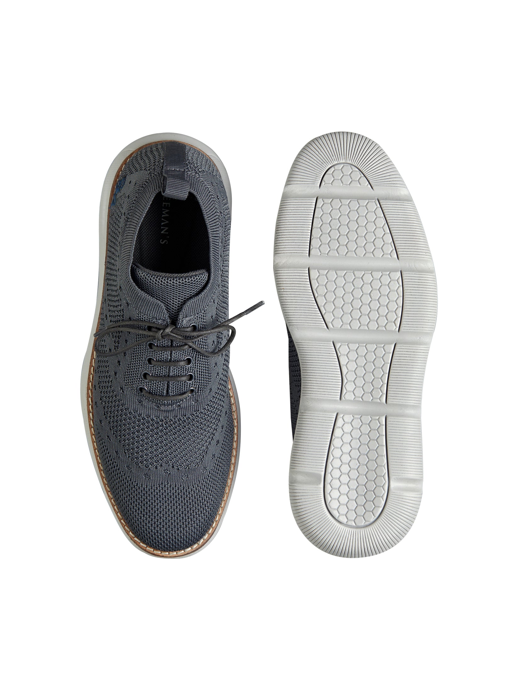 Men's Grey Dress Walking Sneakers