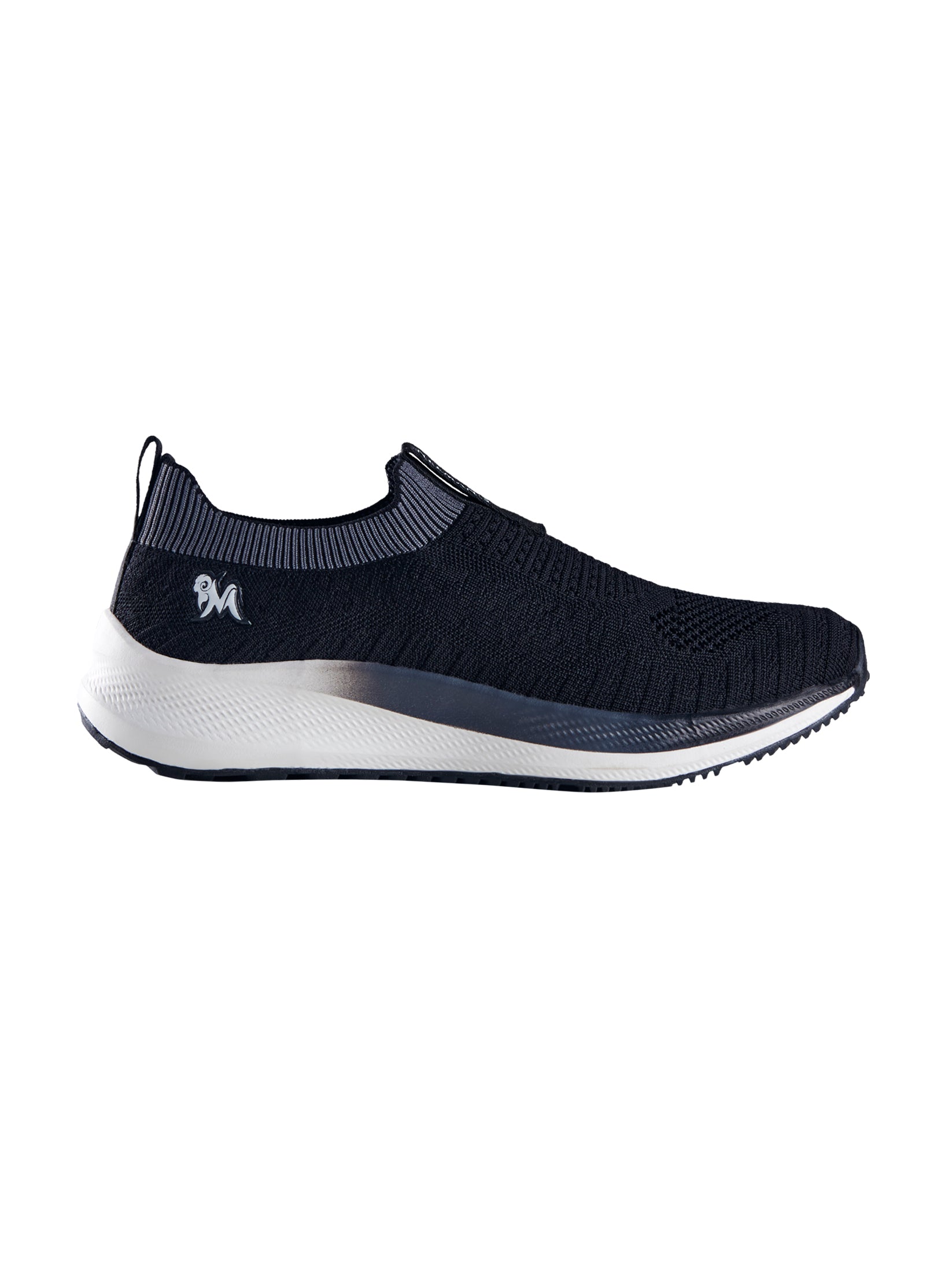 Men's Black Grip Fit Slip-Ons Caual Shoes