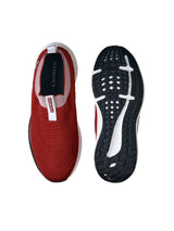 Men's Red Grip Fit Slip-Ons Caual Shoes