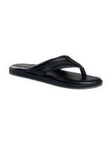 Men's Black Indo-Western Flip-Flops