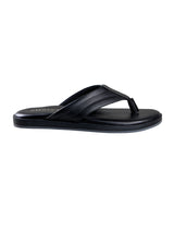 Men's Black Indo-Western Flip-Flops