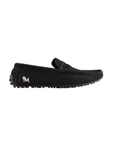 Men's Coal Black Knit Loafers