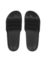 Men's Black Squooshy Slides