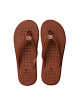 Men's Brown Eco Fluffy Orthopedic Flip-Flops