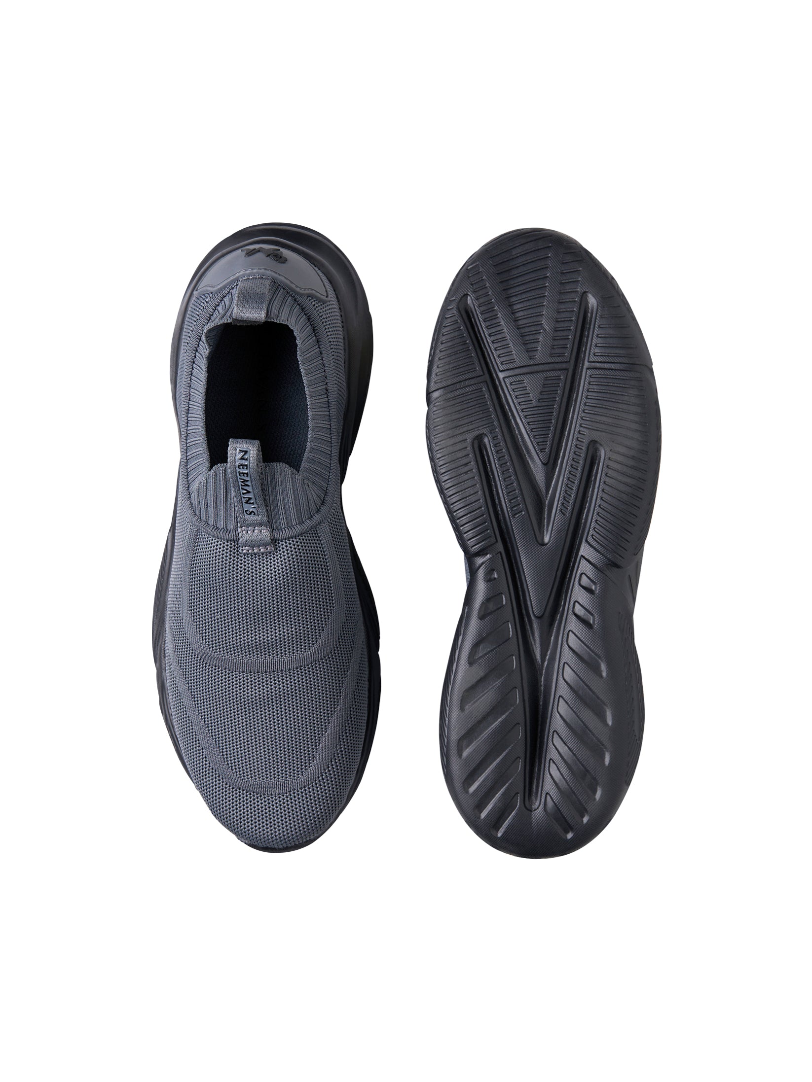 Men's Dark Grey Sole Max Slip-On Sneakers