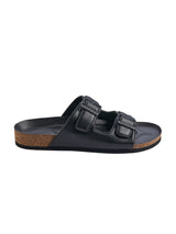 Men's Black Cork Casual Sandals