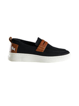 Men's Black and Tan Brunch Loafers