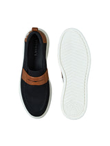 Men's Black and Tan Brunch Loafers