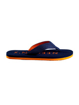 Men's Navy and Orange  Humble Flip-Flops