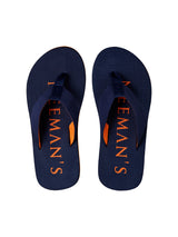 Men's Navy and Orange  Humble Flip-Flops