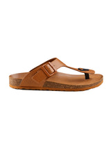 Men's Tan Cork Thong Sandals