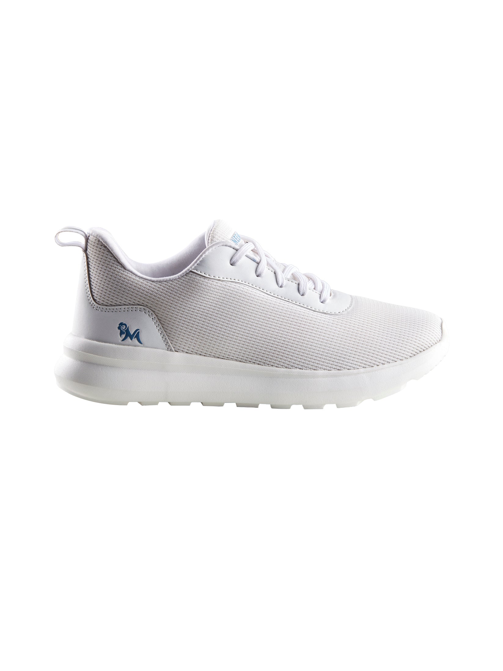 Men's White Tread Basics Walking Sneakers