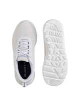 Men's White Tread Basics Walking Sneakers