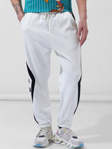 Men's Relaxed Fit Self Design Mid-Rise Jogger