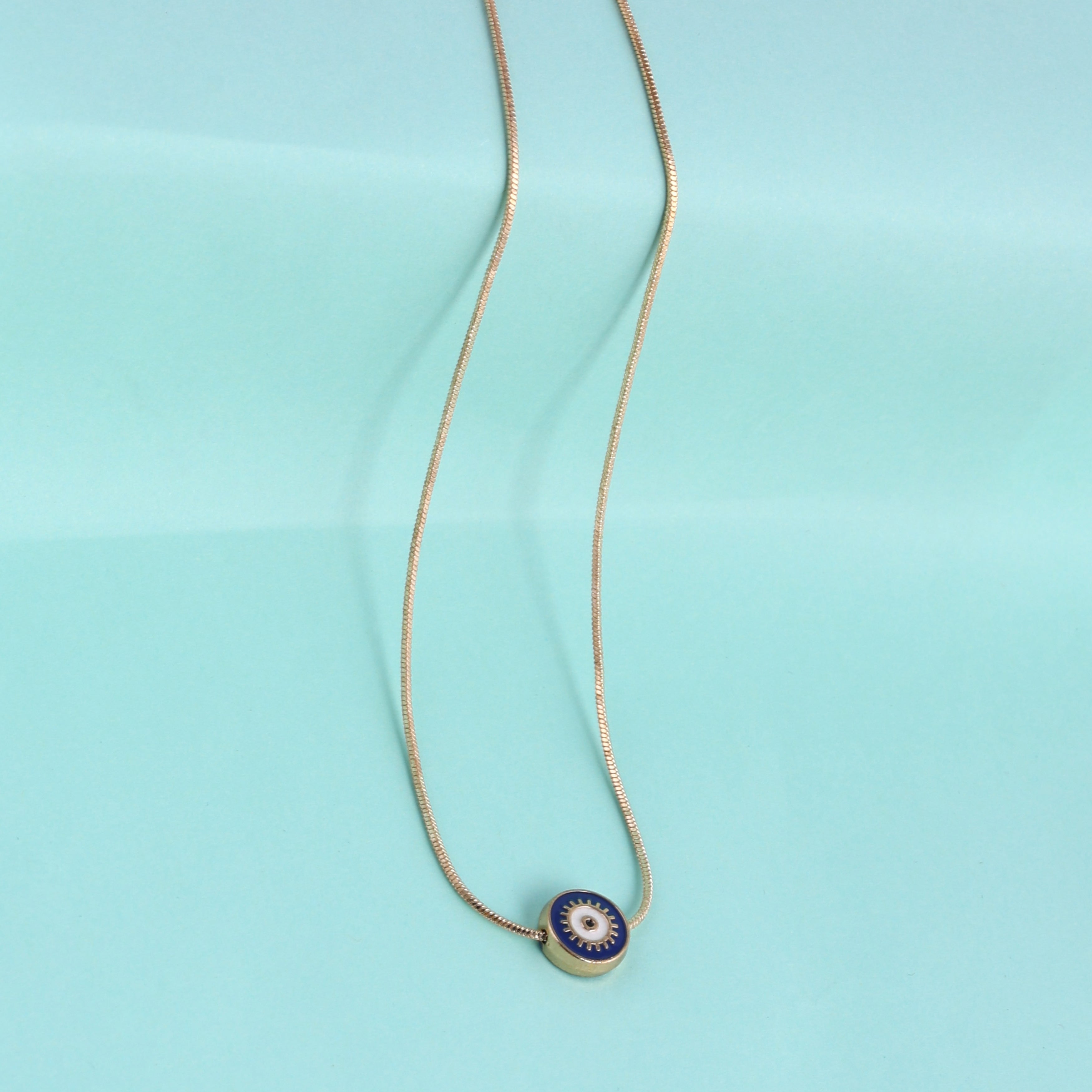 Women's Blue Casual Pendant Chain