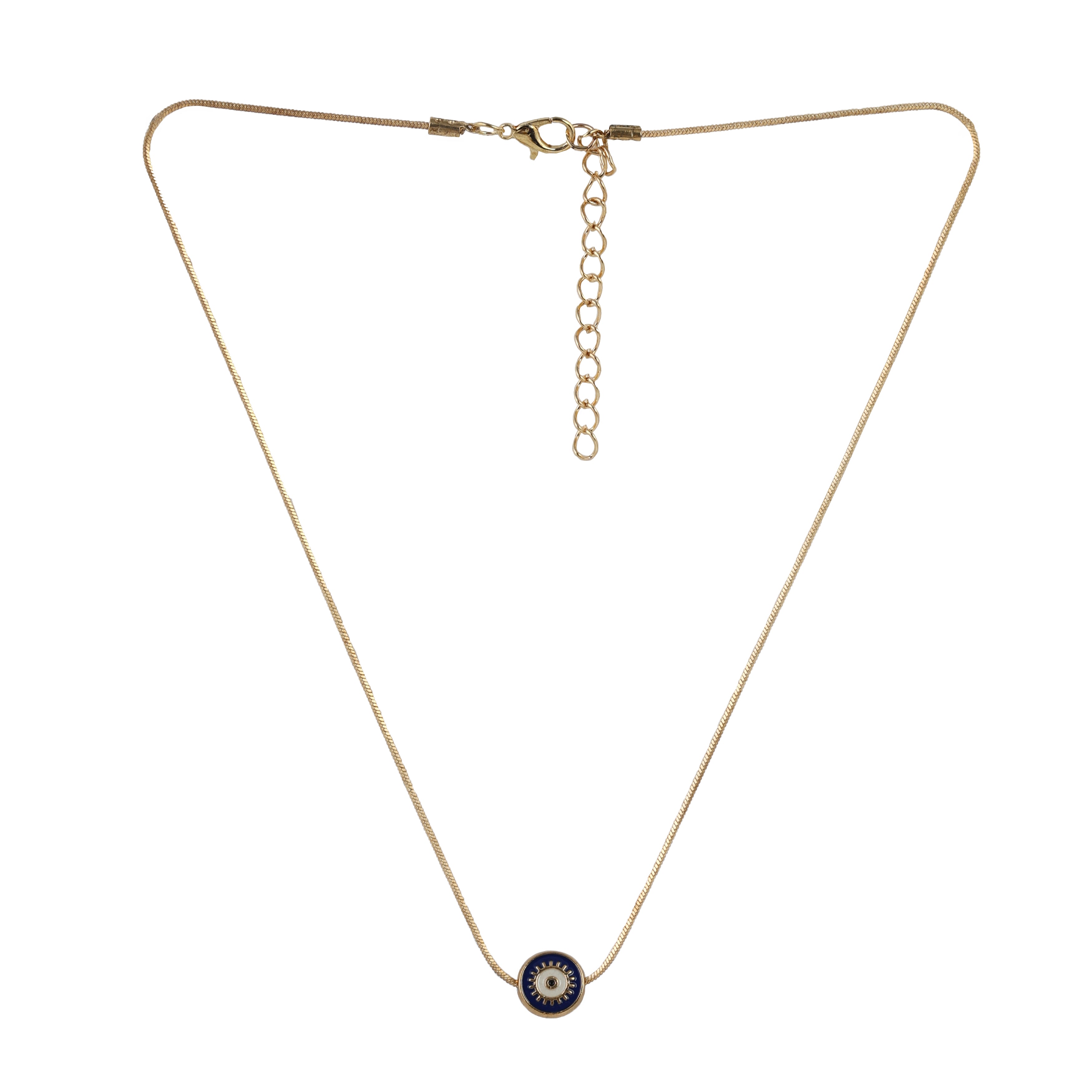 Women's Blue Casual Pendant Chain