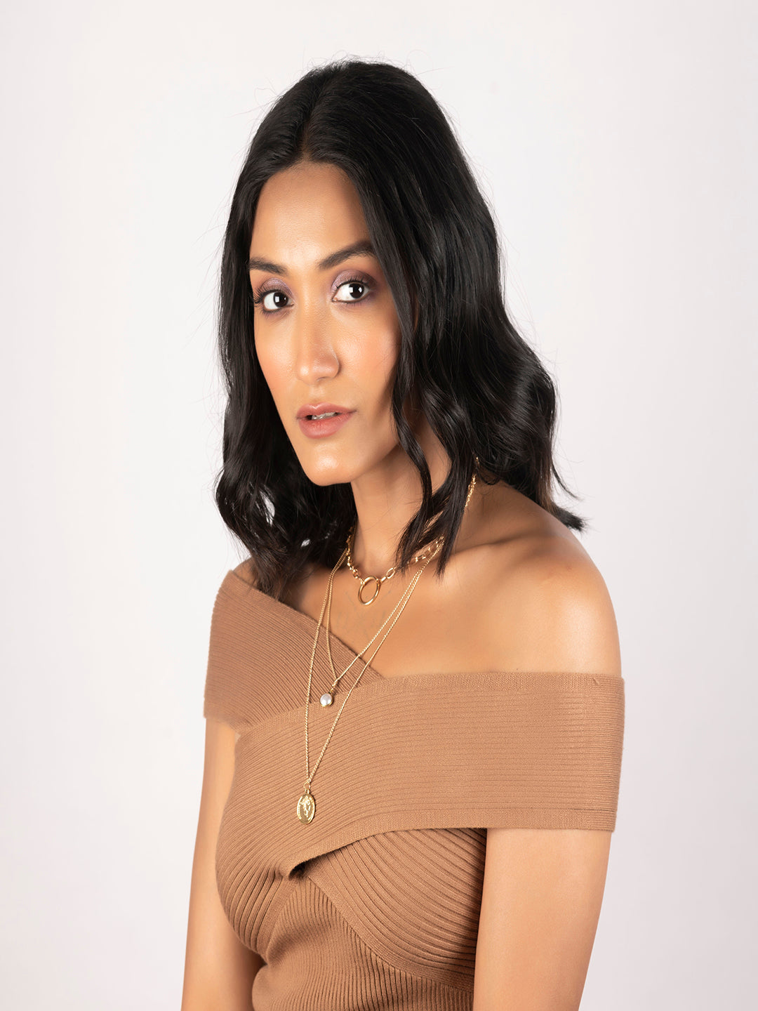 Women's Gold Casual Layered Necklace
