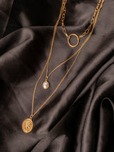 Women's Gold Casual Layered Necklace