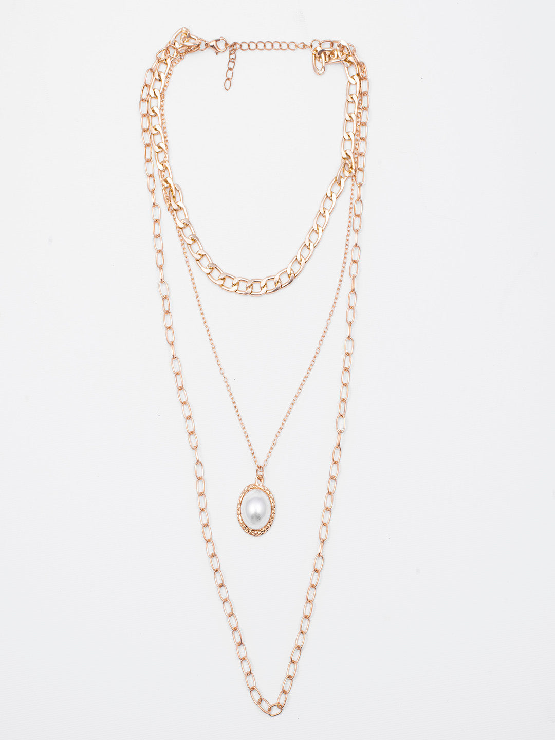 Women's Gold Casual Layered Necklace
