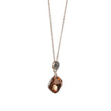 Women's Brown Casual Pendants & Earring Set