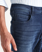 Men's Blue Casual Slim Fit Solid Jeans