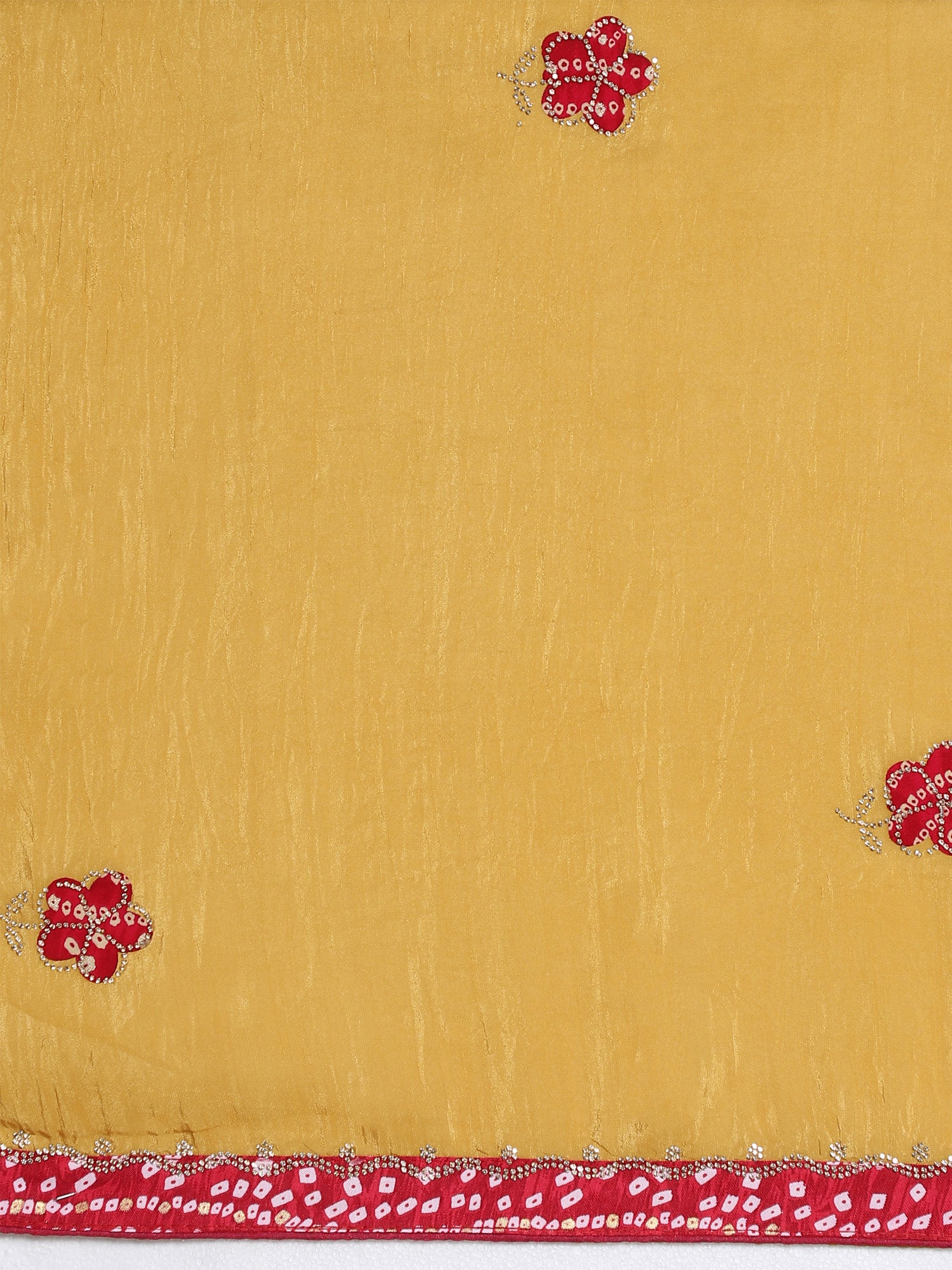Women's Mustard Festive Saree