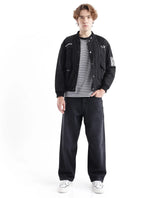 Men's Grey Casual Baggy Fit Solid Jeans