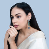Women's Green Raisa Jhumki