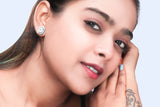 Women's Classic Vintage Baguette Zircon Earrings