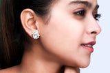 Women's Zirconia Mon Cheri Stud Earrings