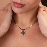 Women's Gold Plated Tree of Life Necklace Waterproof & Anti-Tarnish
