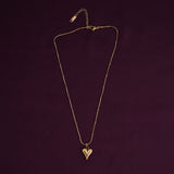 Women's Gold Plated Heart Ball Chain Pendant Waterproof & Anti-Tarnish