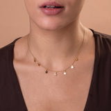 Women's Gold Plated Starry Night Necklace Waterproof & Anti-Tarnish